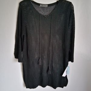 NWT Cupshe Black Cover Up